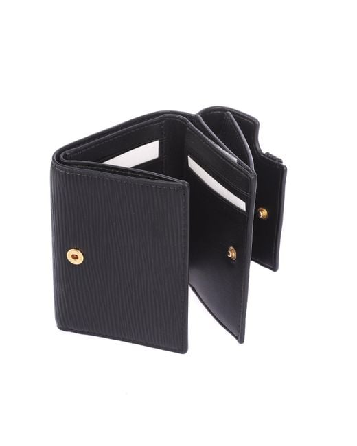 DKNY Metallic Avril Tri-Fold Wallet