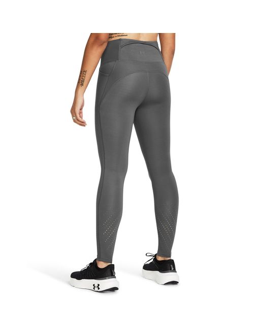 Under Armour Gray Launch Elite Performance Running Tights