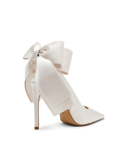 Steve Madden White Teacup Slingback