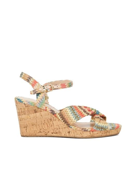 Dune Metallic Kassandra Flatform Sandal