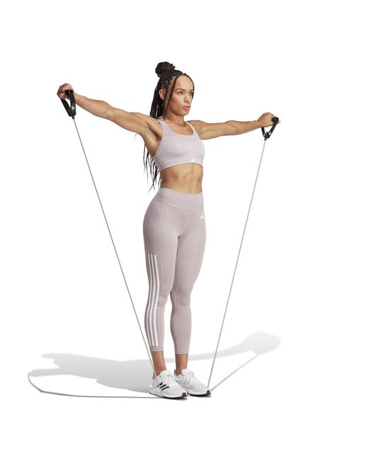 Adidas Gray Medium Impact Sports Bra