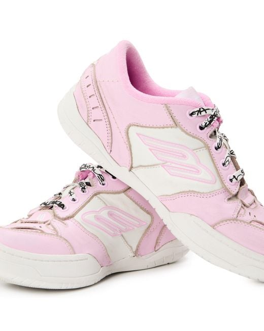 Balenciaga Pink Hamptons Medium Worn-out Sneaker
