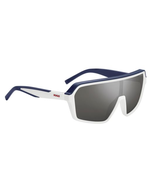 HUGO Black Round Sunglasses for men