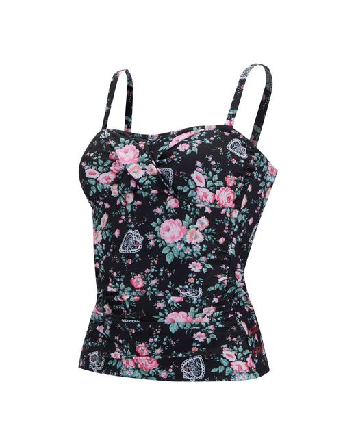 Regatta Blue Cath Kidston Upf 50+ Tankini Top