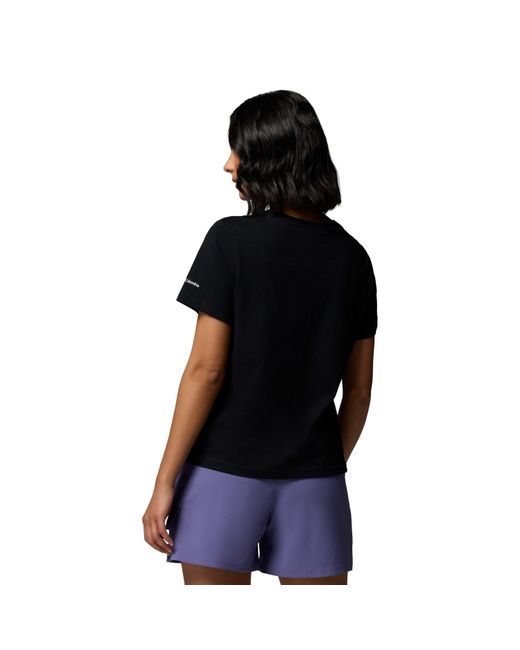Columbia Black Rolling Bend Graphic Short Sleeve T