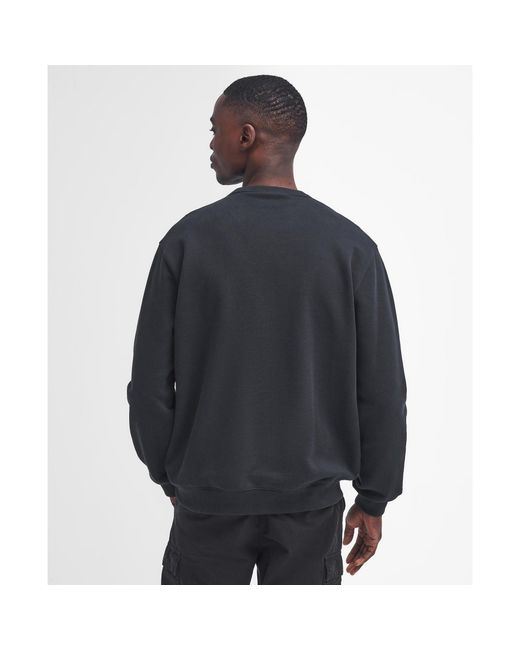 Barbour Blue Otis Logo Sweatshirt for men
