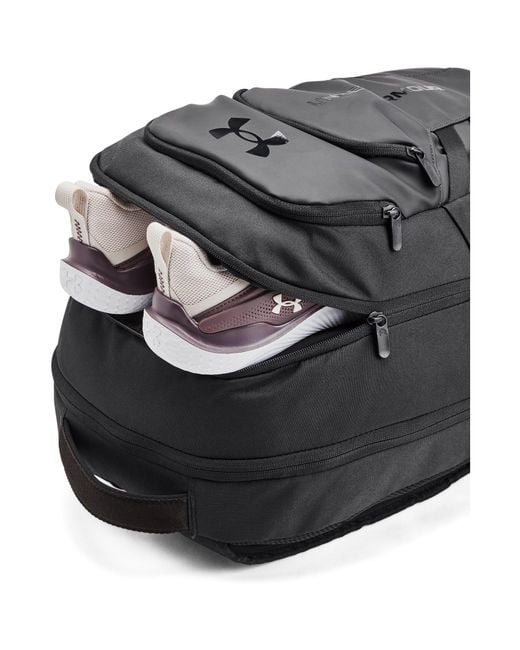 Under Armour Black Ua Hustle 6.0 Backpack