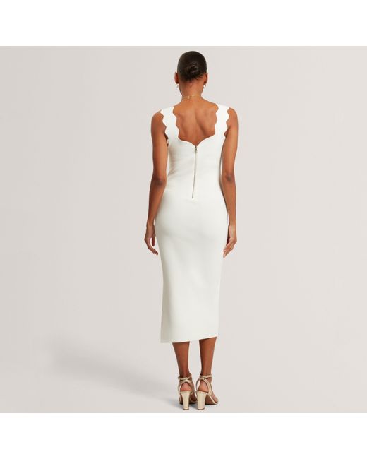 Ted Baker White Knit Bodycon Dress