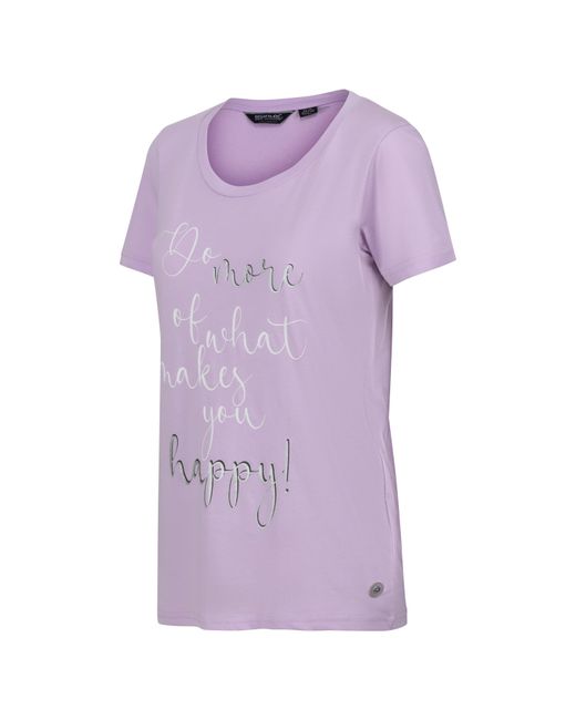 Regatta Purple Filandravii Regular Fit T-Shirt