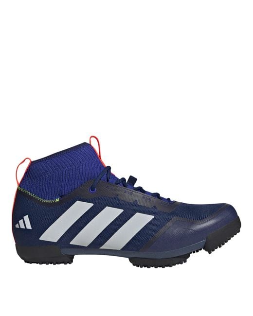 Adidas Blue The Gravel Shoe 2.0 Triathlon Cycling Shoes for men