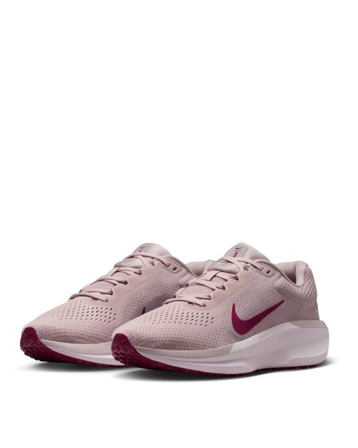 Nike Pink Winflo 11 Road Running Shoes