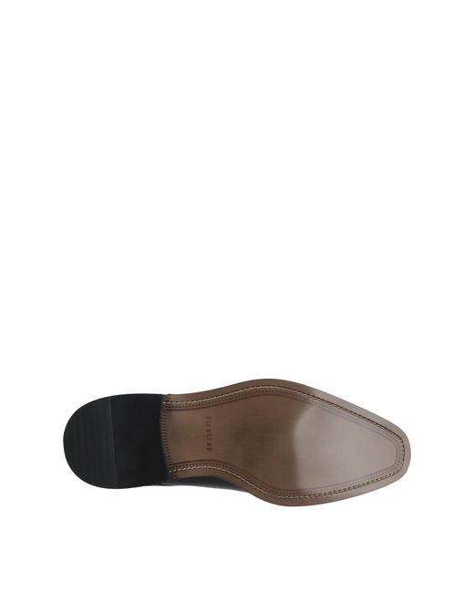 Firetrap Black Monk Strap Leather Shoes for men