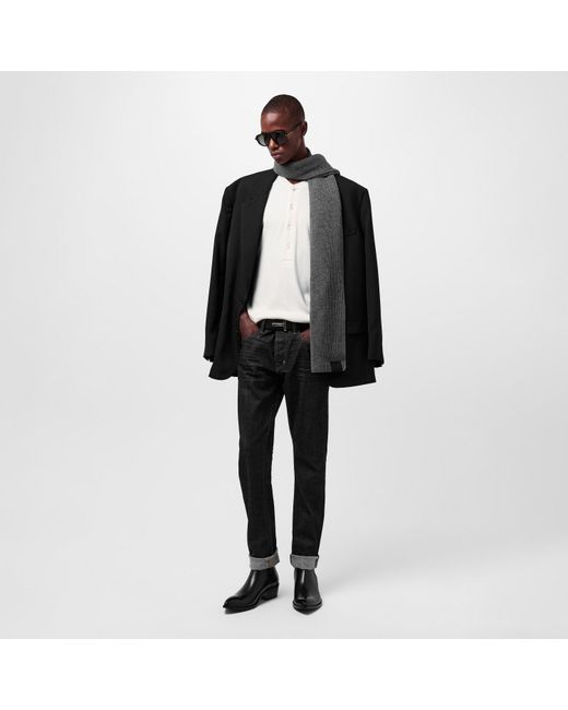 Tom Ford Gray Midweight Scarf for men