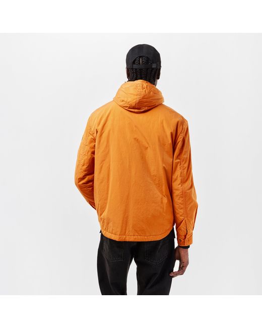 C P Company Orange C.P. Company Padded Bomber Jacket for men
