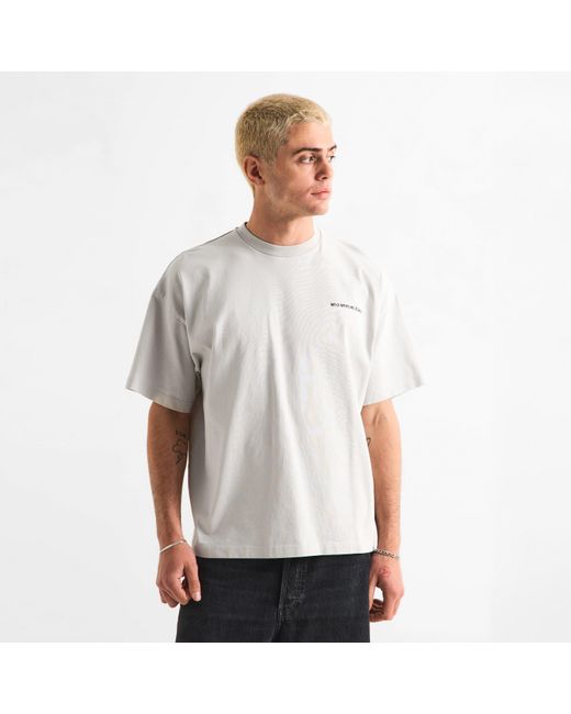 MKI Miyuki-Zoku Gray Script T-Shirt for men
