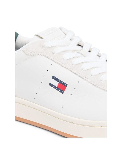 Tommy Hilfiger White Court Trainers for men