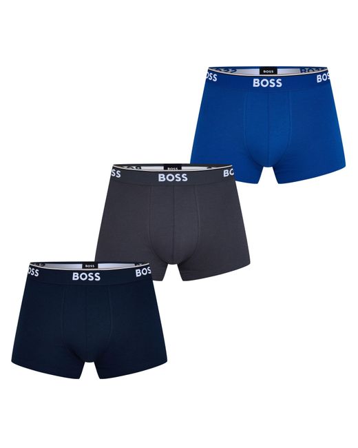 Boss Blue 3 Pack Power Boxer Shorts for men