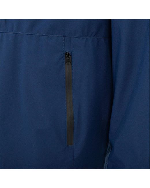 Gelert Blue Hooded Water Resistant Windproof Waterproof Jacket for men