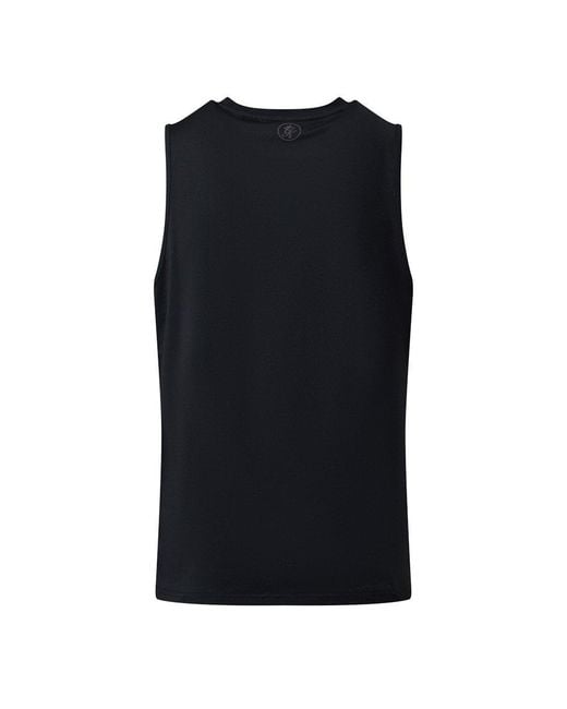 Gym King Black Victory Performance Vest for men