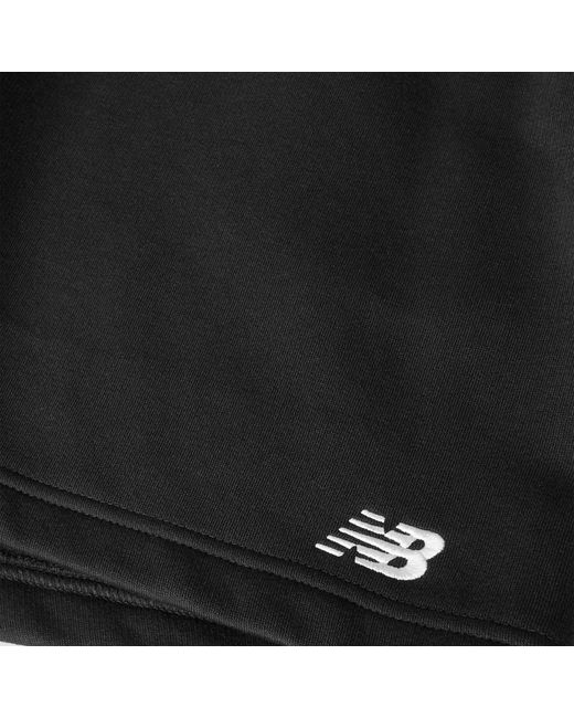 New Balance Black Fleece Jogger Shorts for men