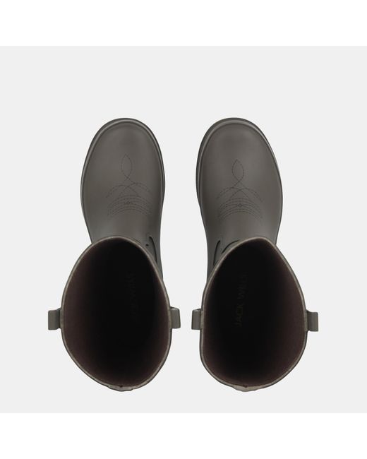 Jack Wills Gray Cowboy Waterproof Wellingtons