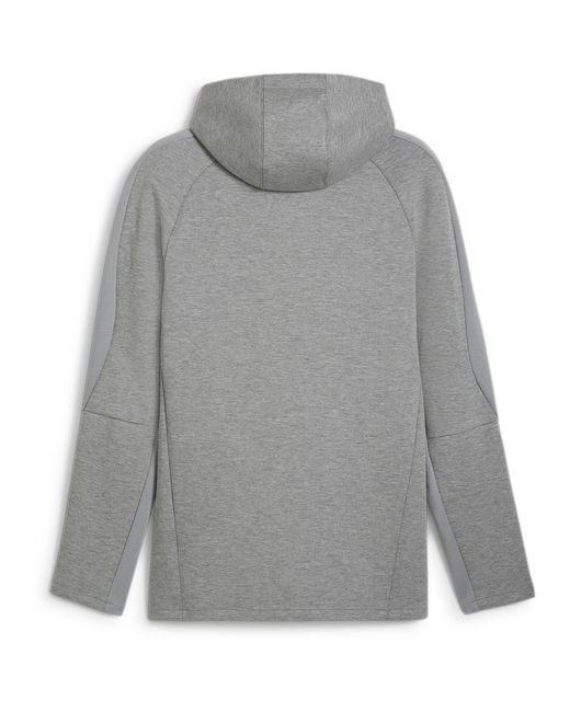 PUMA Gray Evostripe Full Zip Fleece Fabric for men