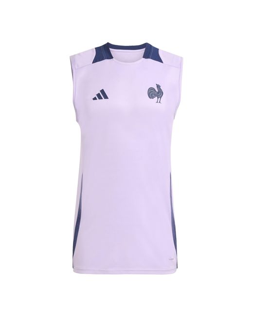 Adidas Purple France Rugby World Cup Singlet 2025 Adults for men