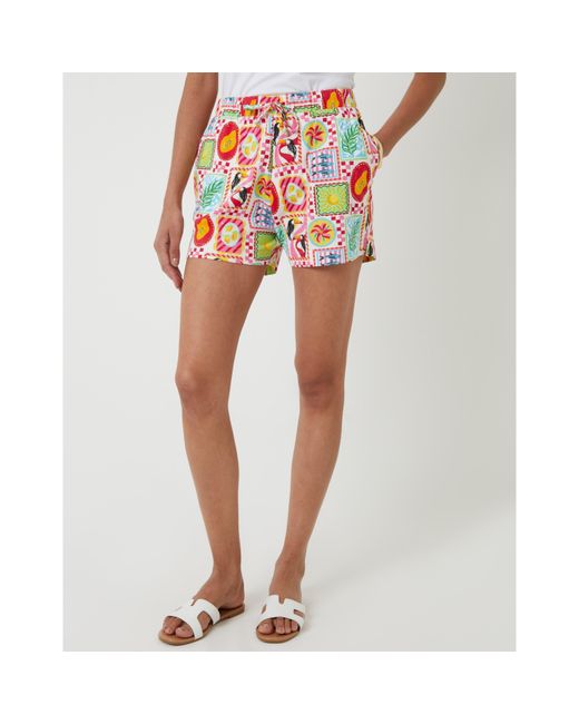 Threadbare Blue Eiren Woven Tracksuit Shorts