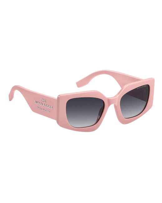 Marc Jacobs Pink Round Sunglasses
