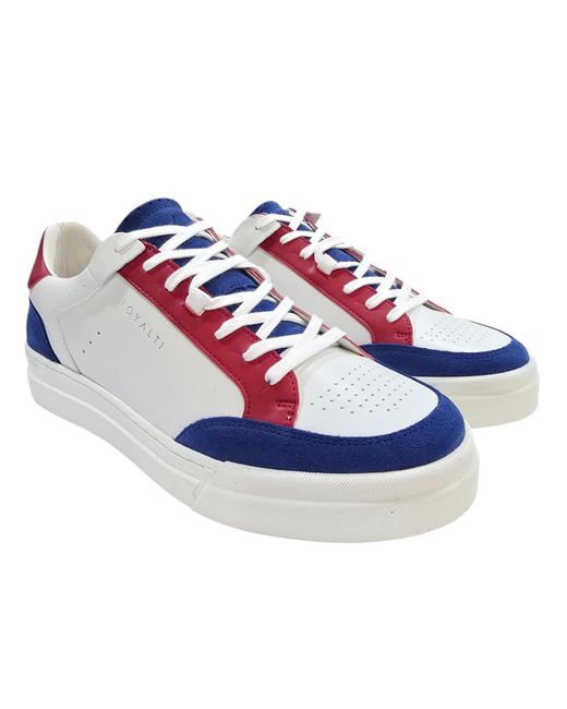 Loyalti Blue Braid Low-Top Trainers for men