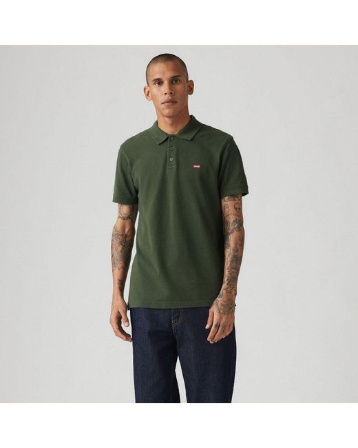 Levi's Green Hm Short Sleeve Polo Shirt for men