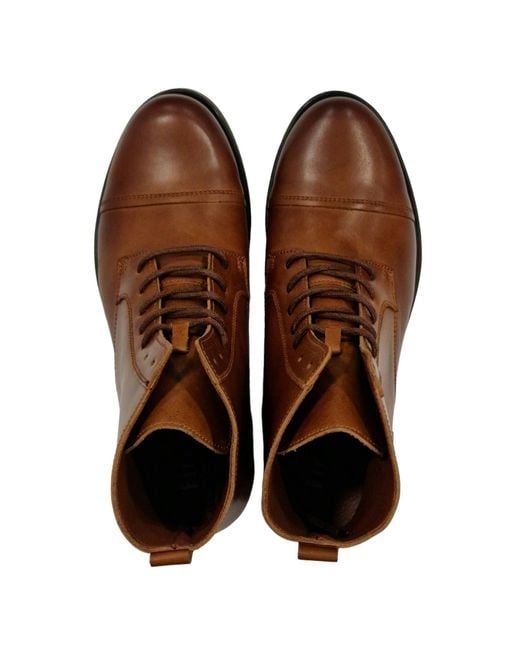 Firetrap Brown Noah Ankle Boots for men