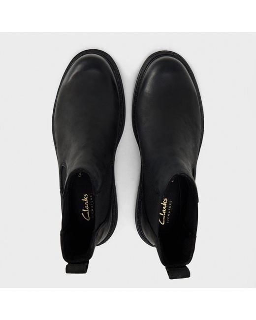 Clarks Black Orinoco3 Chelsea Boots