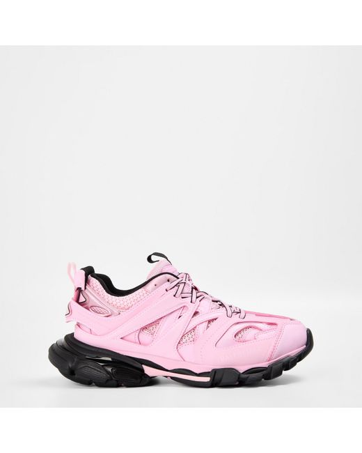 Balenciaga Pink Track Mesh Sneakers