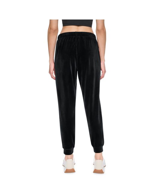 DKNY Black Velourdmt Jog Ld64
