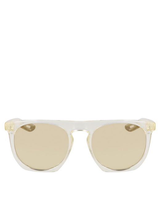 Nike White Flatspot Xxii Wayfarer Sunglasses