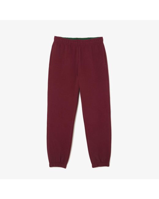 Lacoste Red Sweatpants