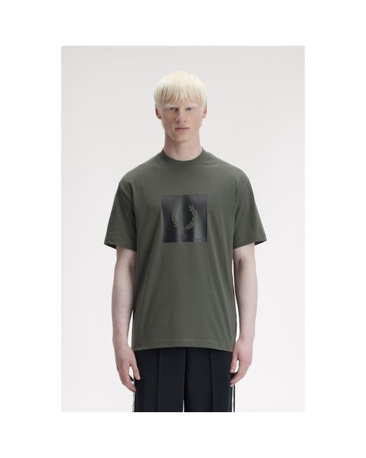 Fred Perry Green T-Shirt for men