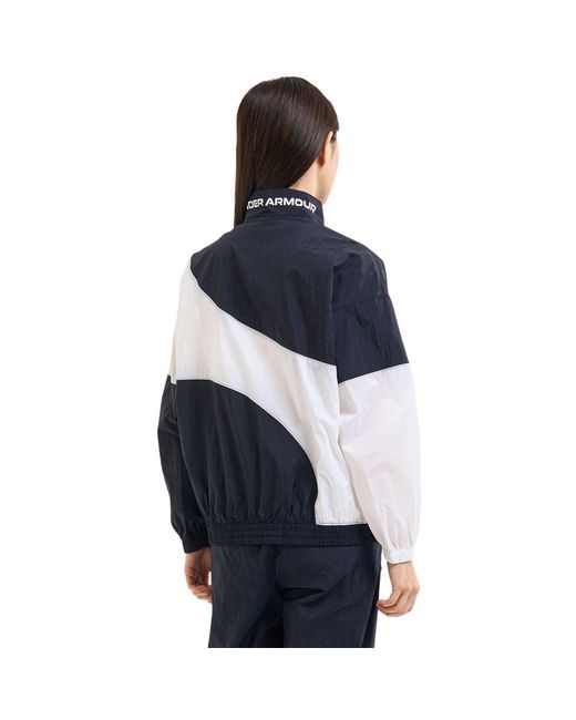 Under Armour Blue Legacy Crinkle Performance Training Jacket
