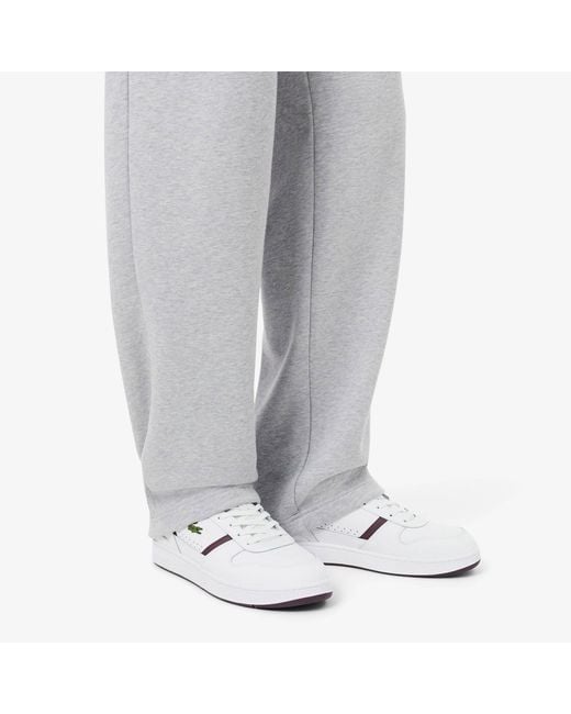 Lacoste White T-Clip Low-Top Trainers for men