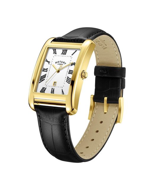 Rotary Black Dress Watch for men