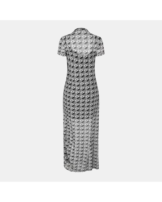 HUGO Gray Nastoria Maxi Dress