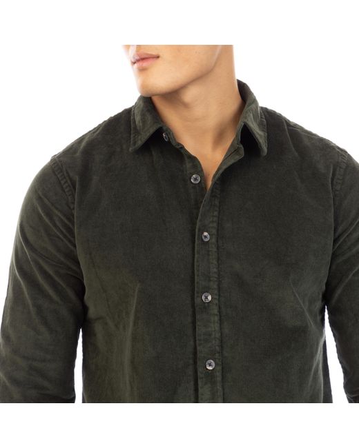 Peter Werth Black Plain Long Sleeve Shirt for men