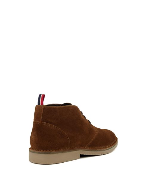 Dune Brown Creed Desert Boots for men