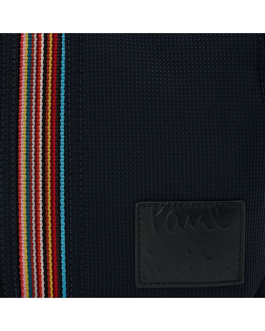 Paul Smith Blue Artist Stripe Camera Bag for men