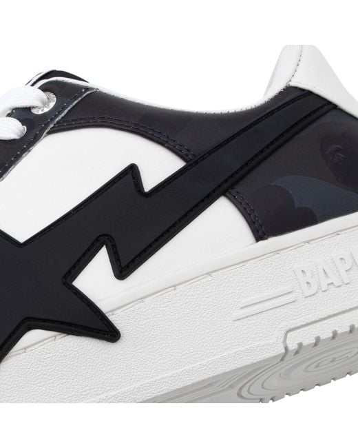 A Bathing Ape Blue Sta Low-Top Trainers for men