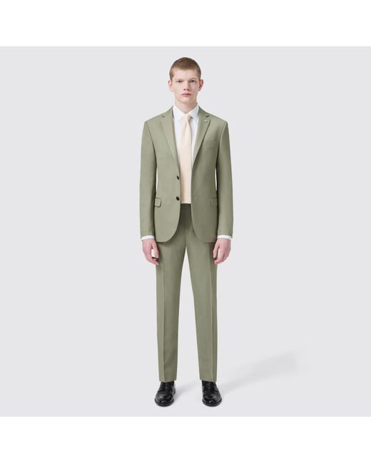 Twisted Tailor Green Ellroy Slim Fit Jacket for men