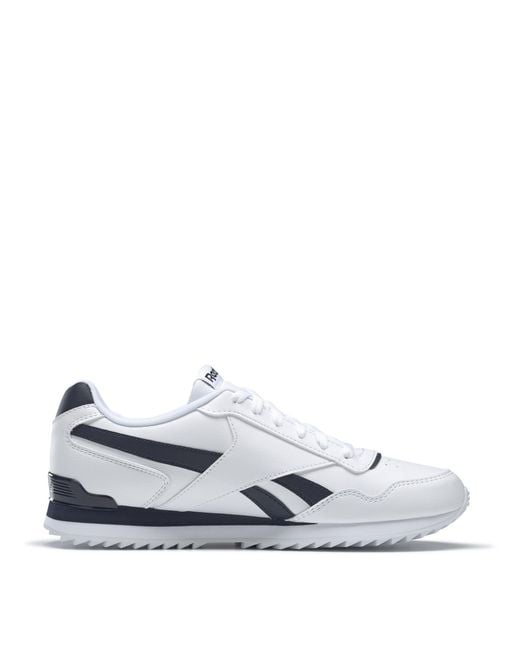 Reebok White Classic Glide Ripple Clip Trainers for men