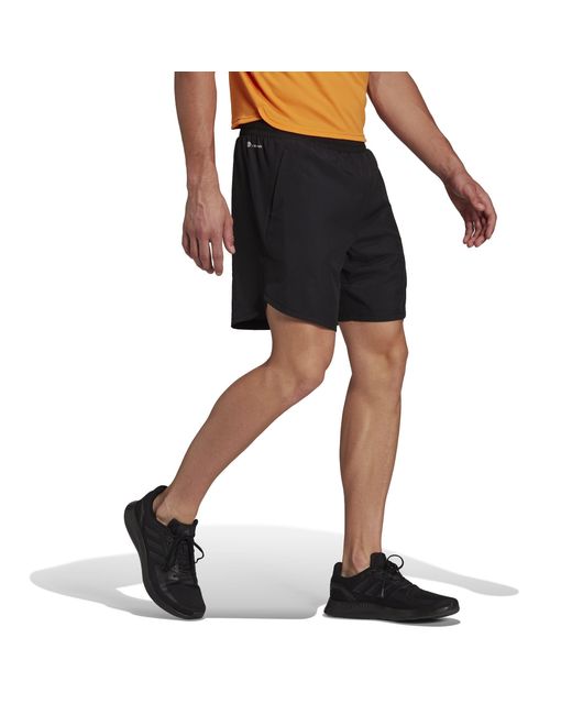 Adidas Black Aeroready Designed For Movement Shorts for men