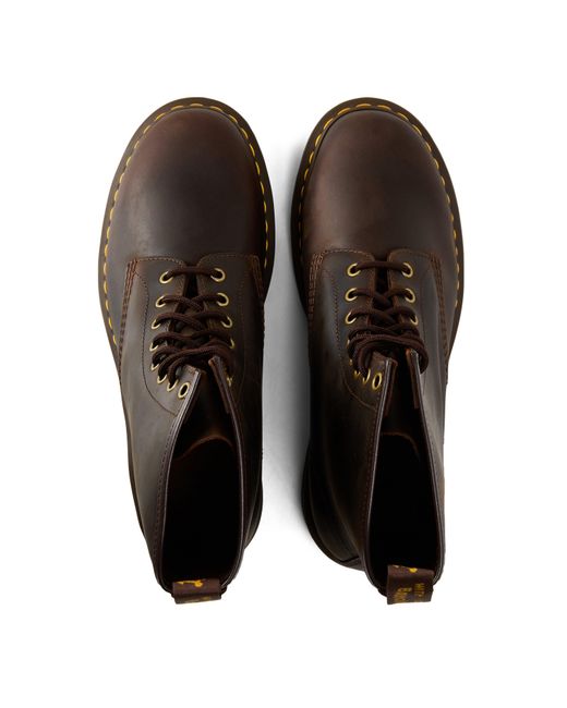 Dr. Martens Brown 1460 Leather Lace-Up Boots for men